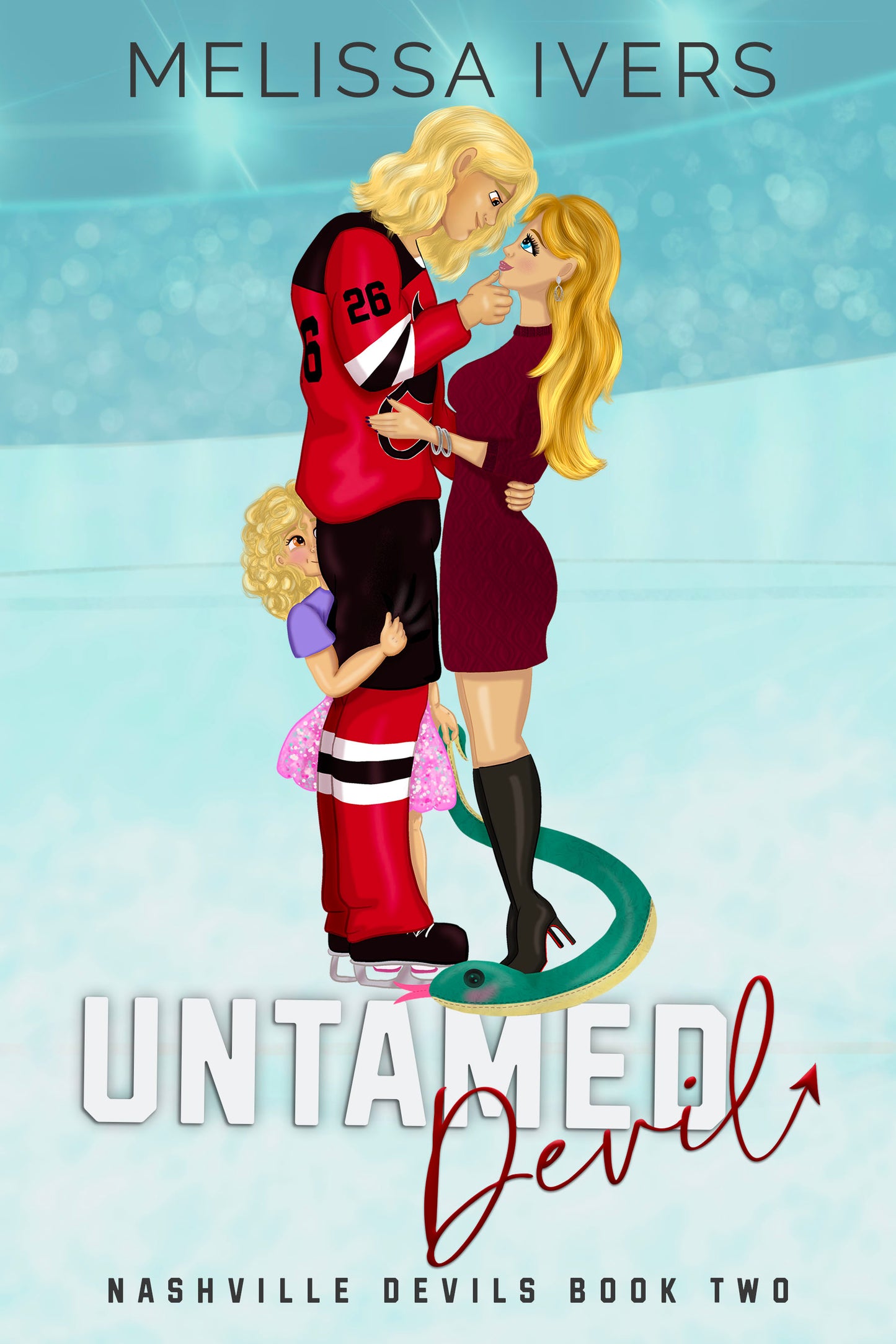 Untamed Devil Illustrated Edition with Blue Ombre Sprayed Edges