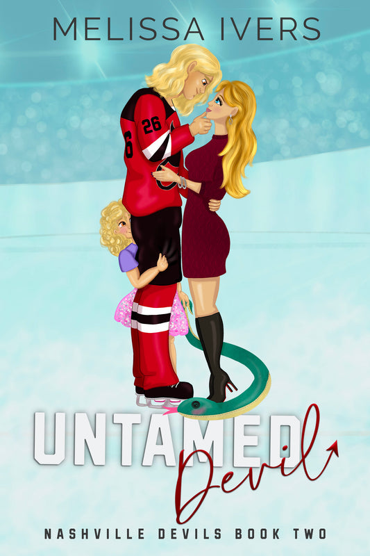 Untamed Devil Illustrated Edition with Blue Ombre Sprayed Edges