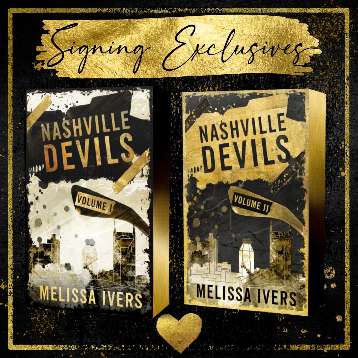 Nashville Devils Omnibus Set with Black and Gold Edges