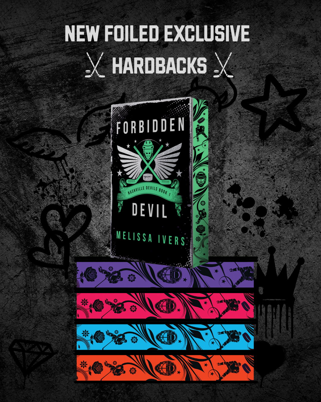Nashville Devils Foiled Hardcover Books with Custom Edges
