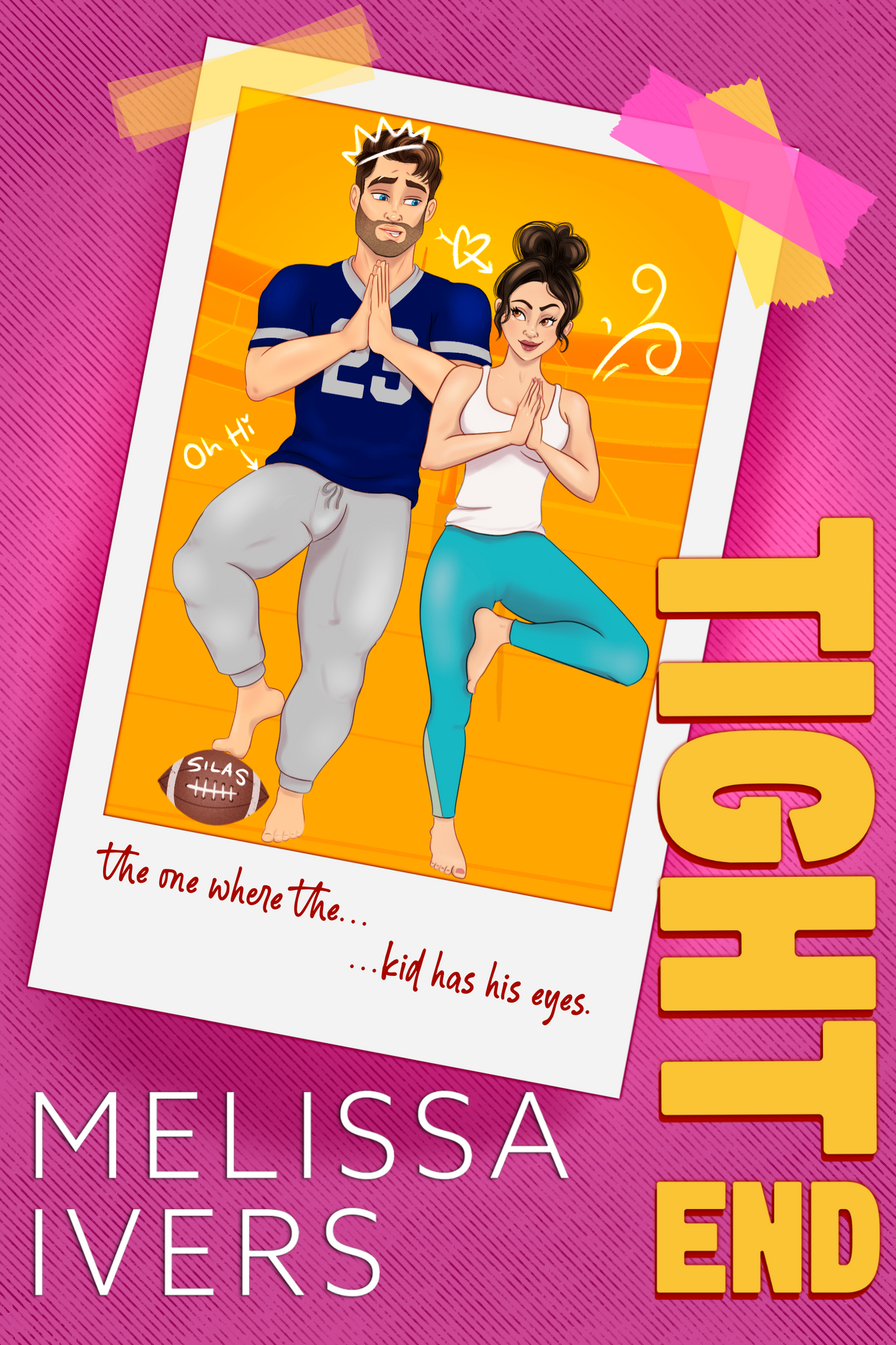 Tight End Illustrated Paperback with Pink and Yellow Sprayed Edges
