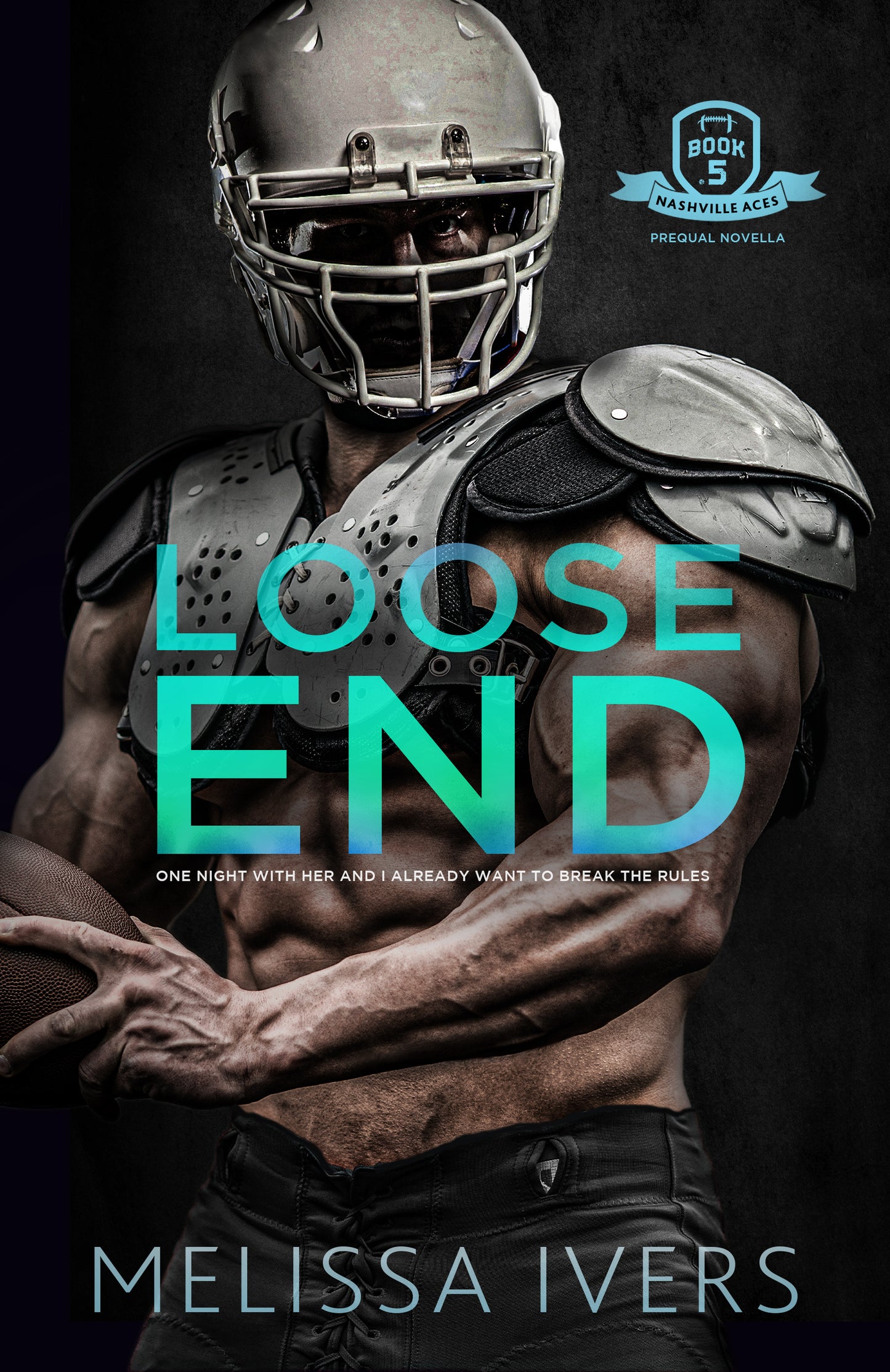 Loose End Man Paperback with Teal Sprayed Edges