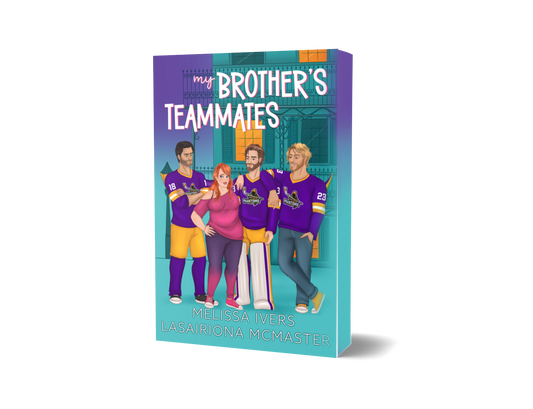 My Brother's Teammates with Teal and Purple Sprayed Edges