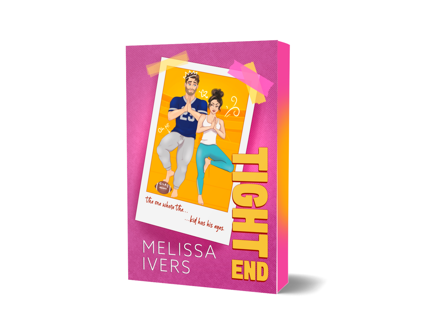 Tight End Illustrated Paperback with Pink and Yellow Sprayed Edges