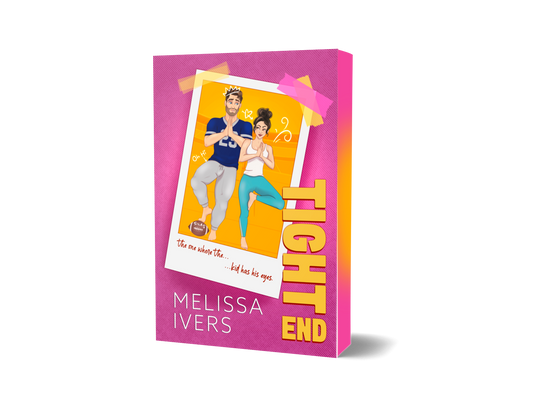 Tight End Illustrated Paperback with Pink and Yellow Sprayed Edges