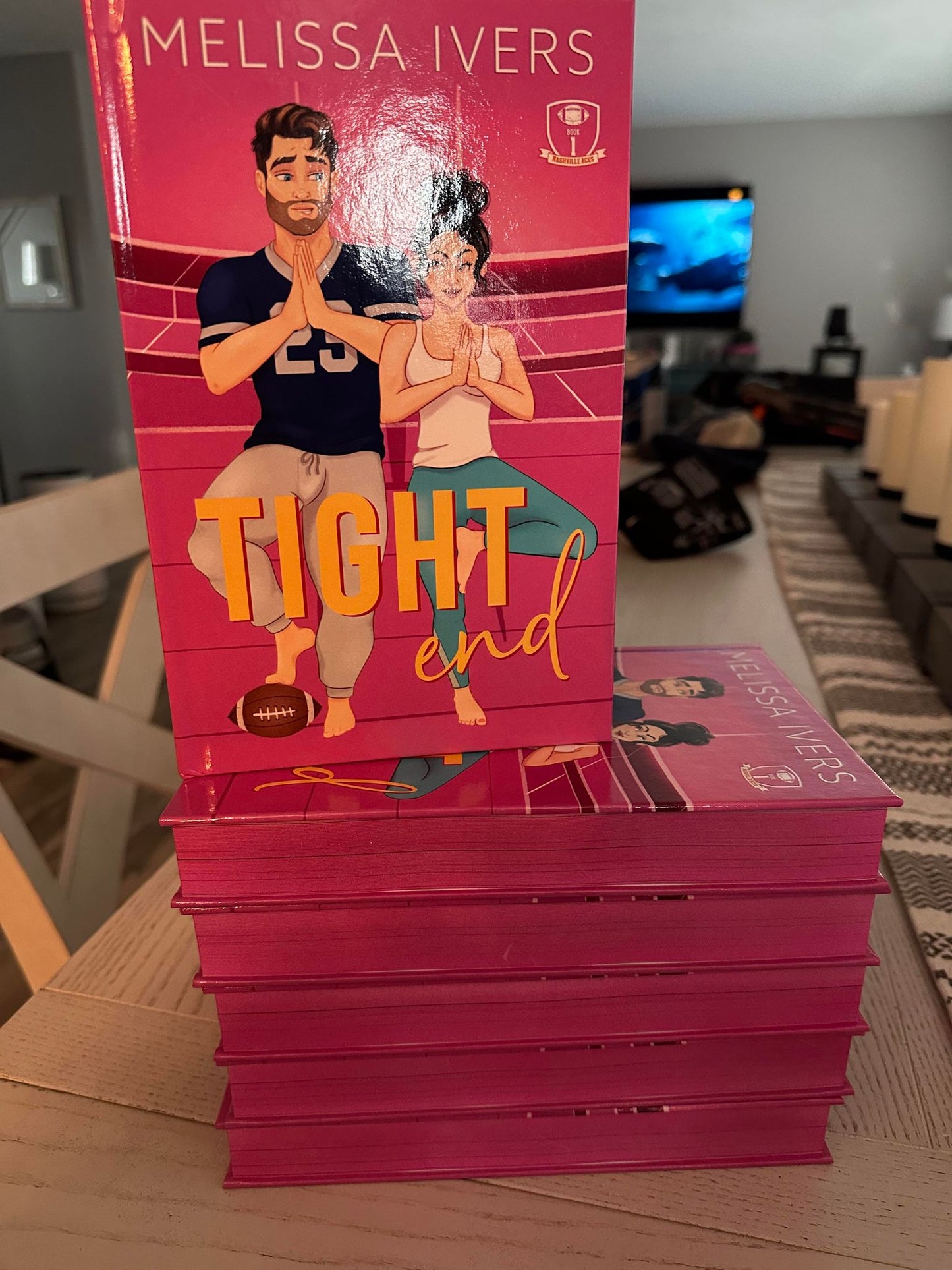 Tight End Sprayed Edge Hardback-Signed