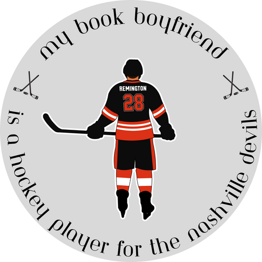 Book Boyfriend Devil Sticker